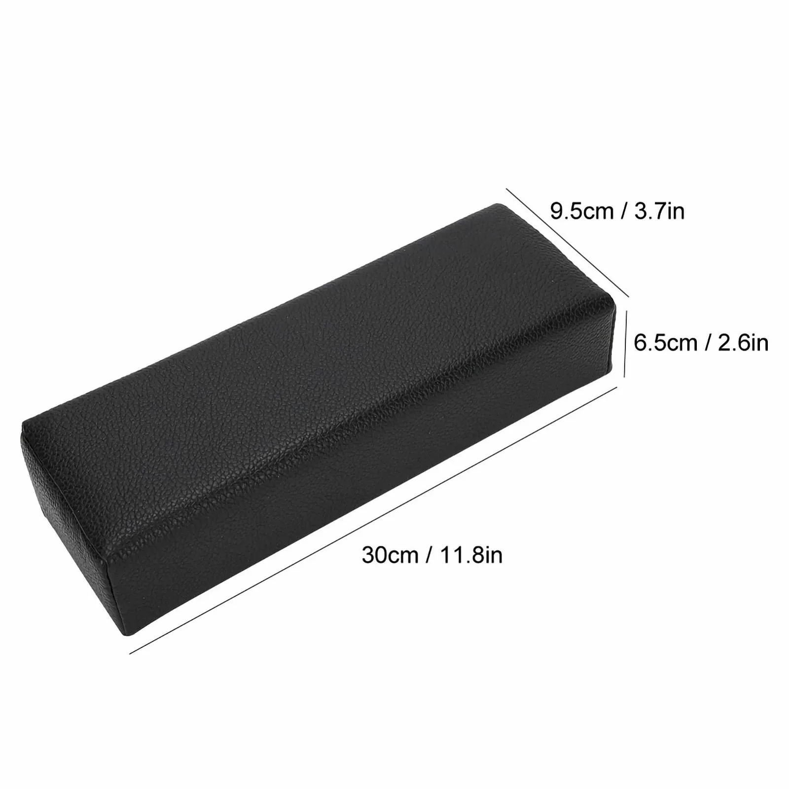 Подушка для манікюру PU шкіра Чорний 30 x 9.5 x 6.5 см, фото №5