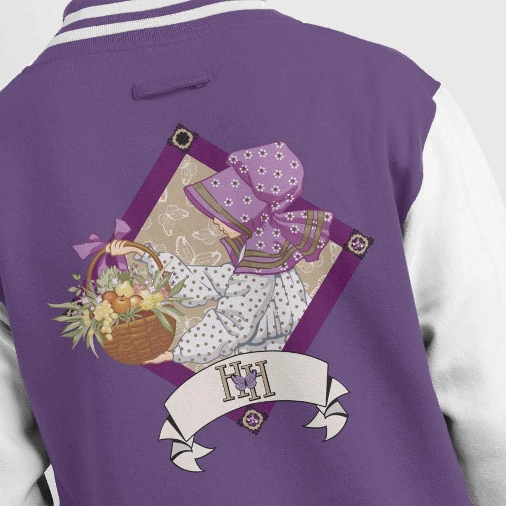 Детская куртка-бомбер All+Every Holly Hobbie с корзиной фруктов и цветов, фото №4 Детская куртка-бомбер All+Every Holly Hobbie с корзиной фруктов и цветов, фото №4