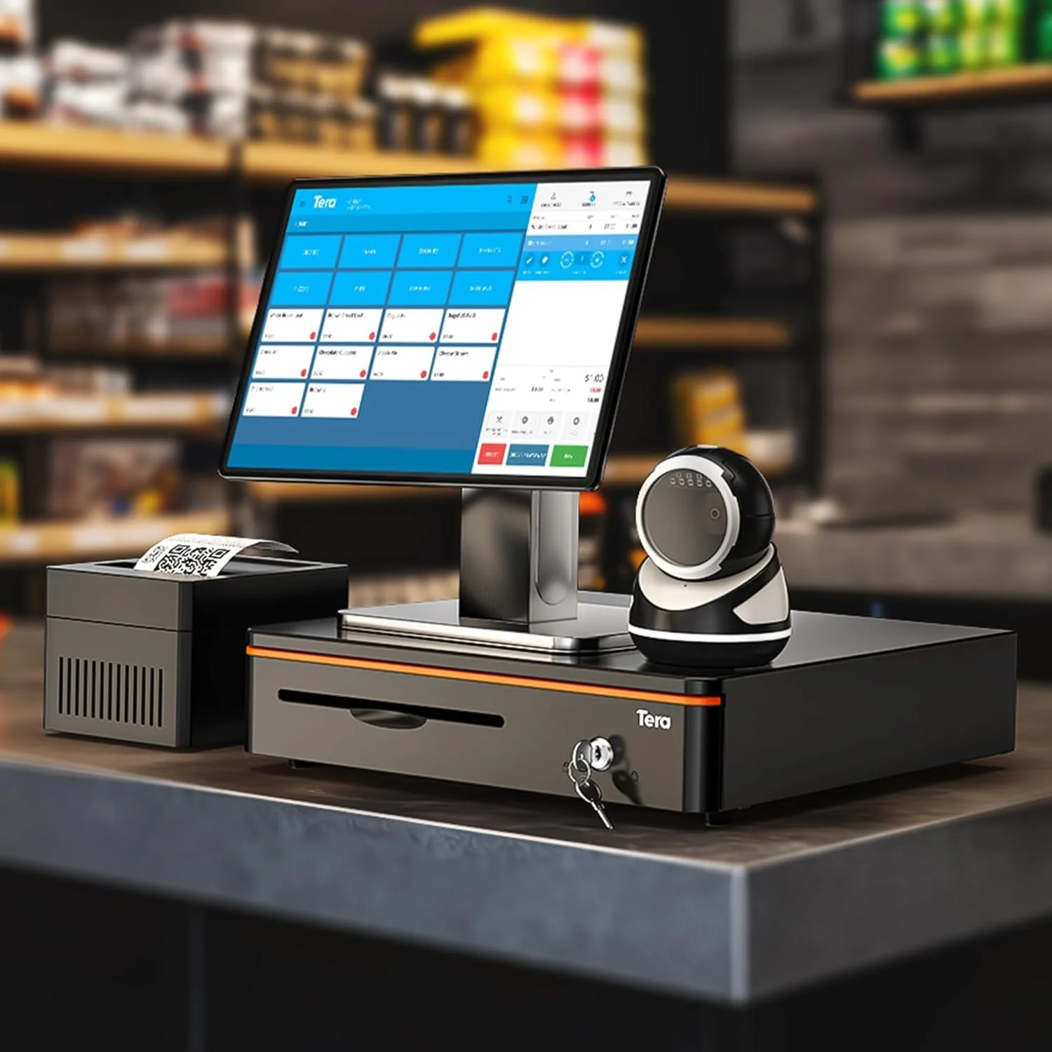 Касова шухляда Tera 405R / 4 відділення банкнот / 8 відділення монет / Чорний, фото №8 Касова шухляда Tera 405R / 4 відділення банкнот / 8 відділення монет / Чорний, фото №8