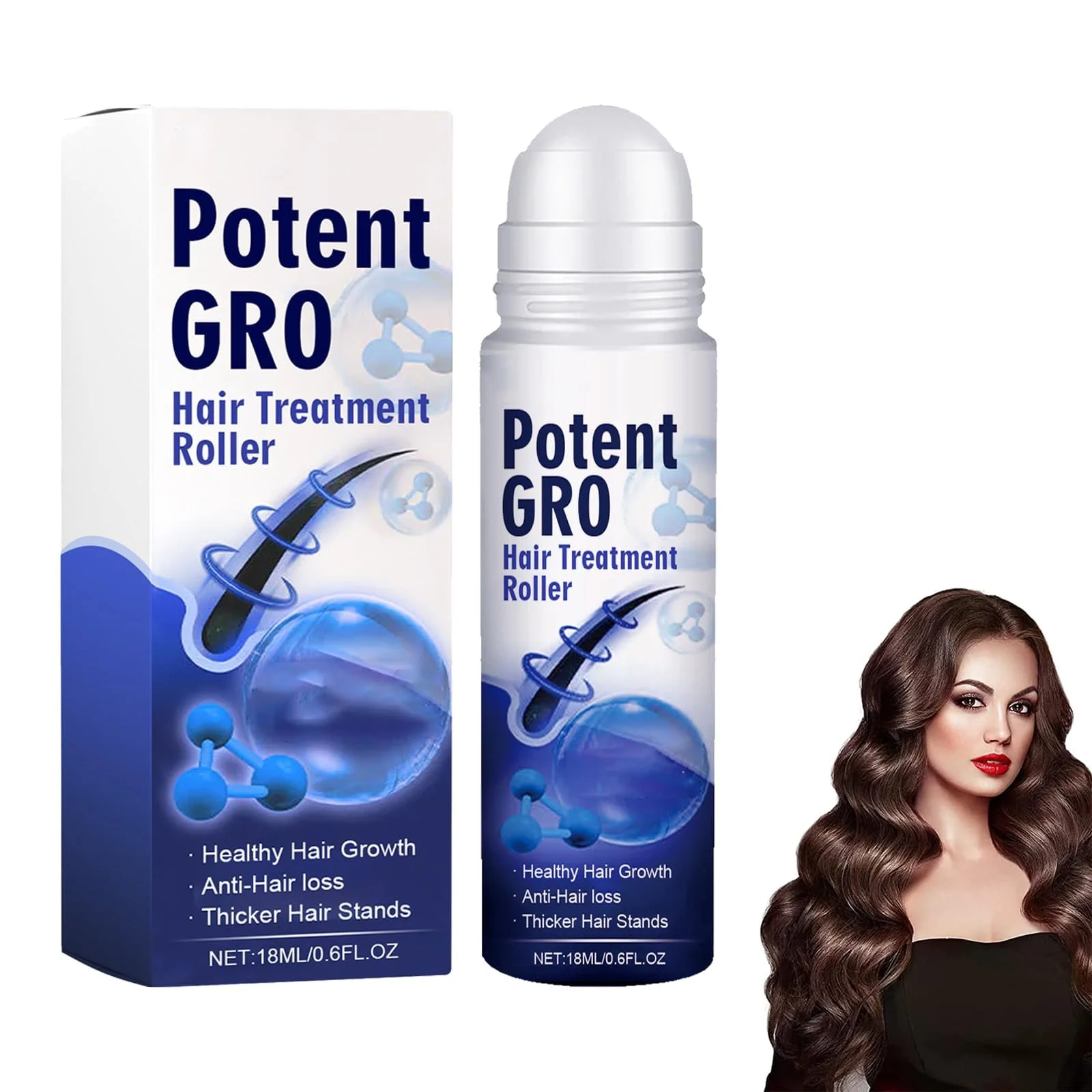 Олія Догляд за волоссям, Ролик для росту волосся, Сироватка проти випадіння волосся, фото №1