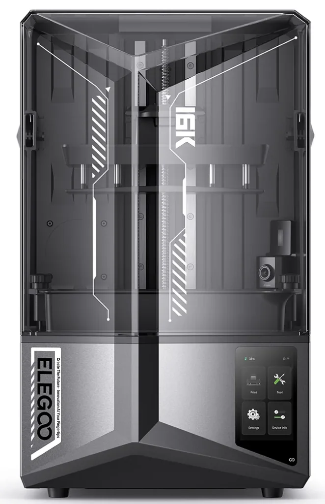 3D-принтер ELEGOO Saturn 4 Ultra 16K / MSLA / 10" Monochrome LCD / 211x118x220 мм / Wi-Fi / AI-камера / Автокалібрування, фото №1