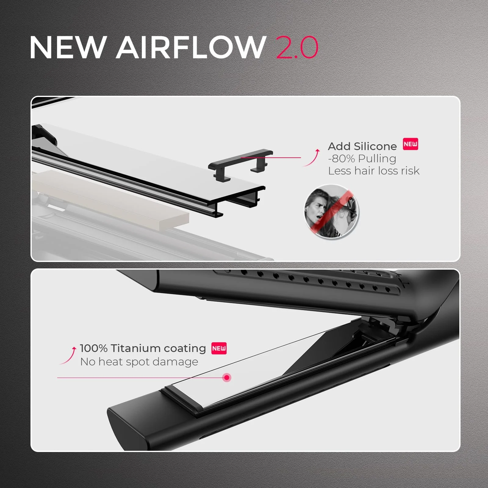Стайлер для выпрямления и завивки волос TYMO Airflow 2 в 1 ионный с обдувом 360° и защитой от ожогов 32 мм, фото №5 Стайлер для выпрямления и завивки волос TYMO Airflow 2 в 1 ионный с обдувом 360° и защитой от ожогов 32 мм, фото №5