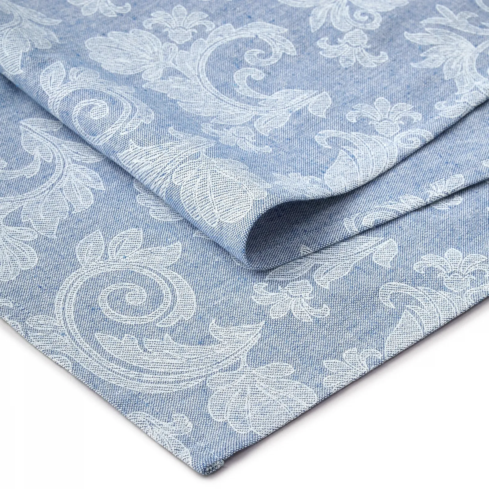Ранер Encasa XO Flowers Jacquard Style 32 x 183 см Блакитний, фото №4 Ранер Encasa XO Flowers Jacquard Style 32 x 183 см Блакитний, фото №4