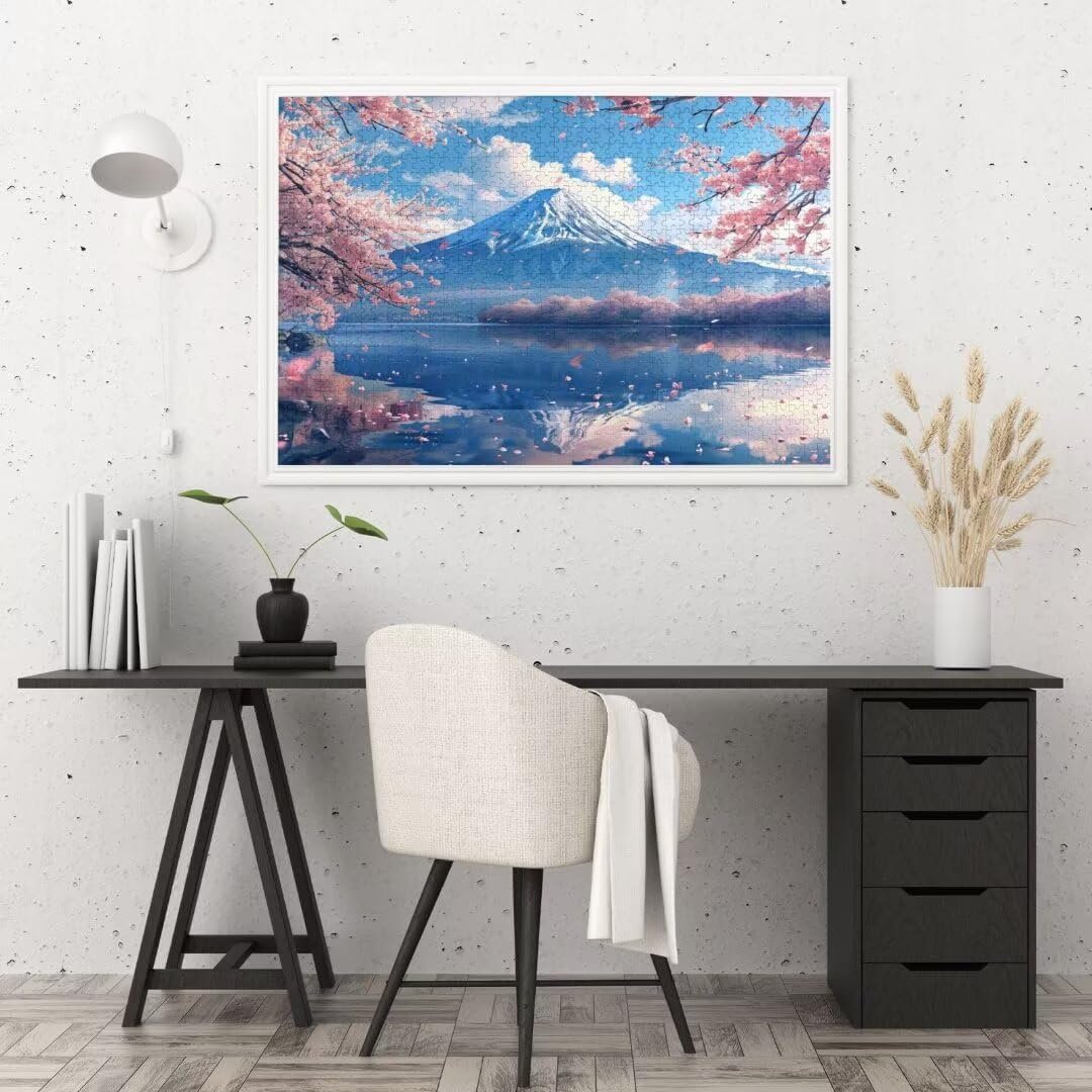 Пазл Model1027 Япония Вулкан Фудзи 2000 элементов 99 x 70 см в подарочной коробке, фото №7