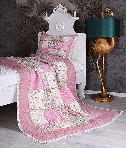 Покрывало лоскутное Palazzo Exclusive Villa Alice 150 x 200 см synthetic.ua - Фото 1