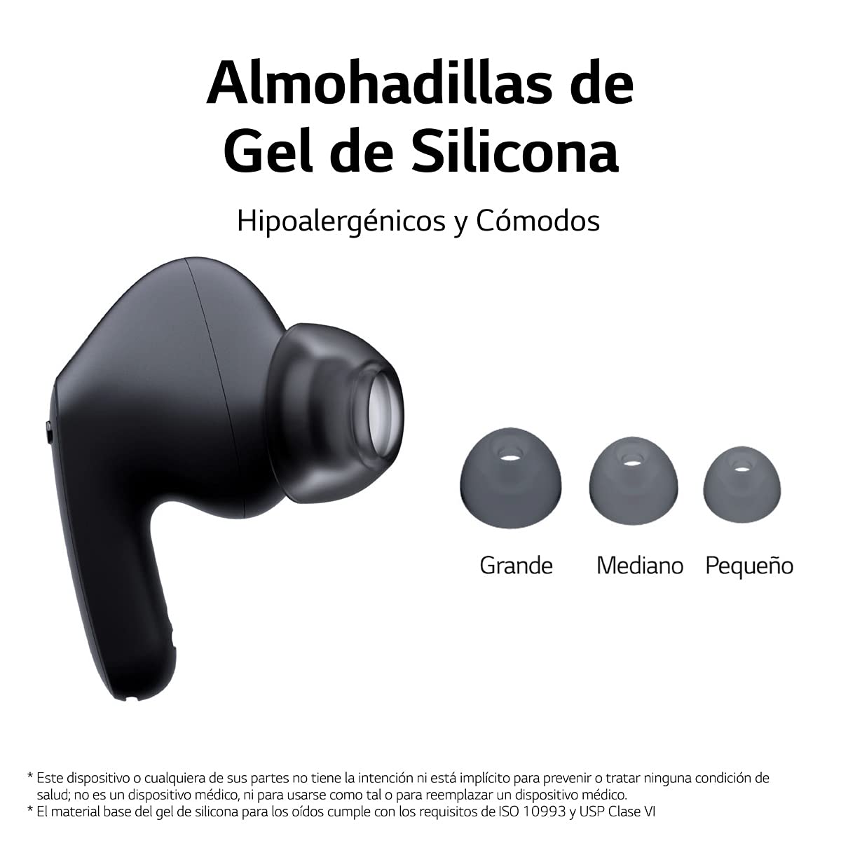 Наушники LG Tone FP5 True Wireless Bluetooth 5.2 с активным шумоподавлением Meridian Sound Dual Microphone Черные FP5 Series, фото №5