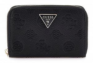 Гаманець GUESS Cresidia SLG Zip Around Wallet M Black Чорний Класичний - Фото 1