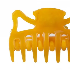 Краб для волосся WeLoveBeads 6 см, бурштиновий, набір 2 шт ціна на synthetic.ua - Фото 1 Краб для волосся WeLoveBeads 6 см, бурштиновий, набір 2 шт synthetic.ua - Фото 1