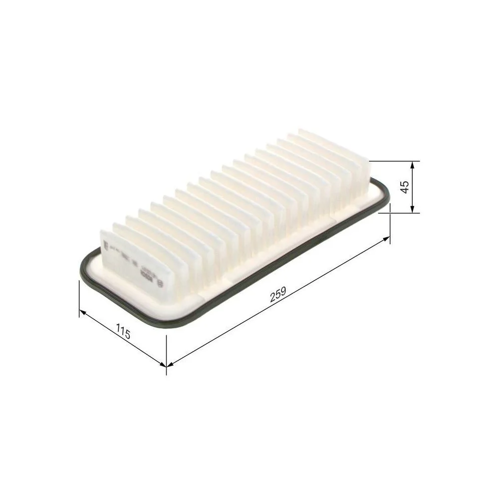 Фільтр повітряний BOSCH 1 457 433 971 для CITROËN DAIHATSU ISUZU PEUGEOT SUBARU TOYOTA, фото №1