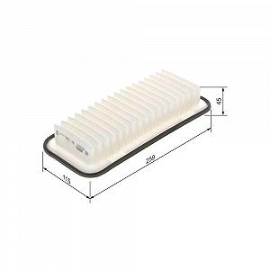 Фильтр воздушный BOSCH 1 457 433 971 для CITROËN DAIHATSU ISUZU PEUGEOT SUBARU TOYOTA - Фото 1