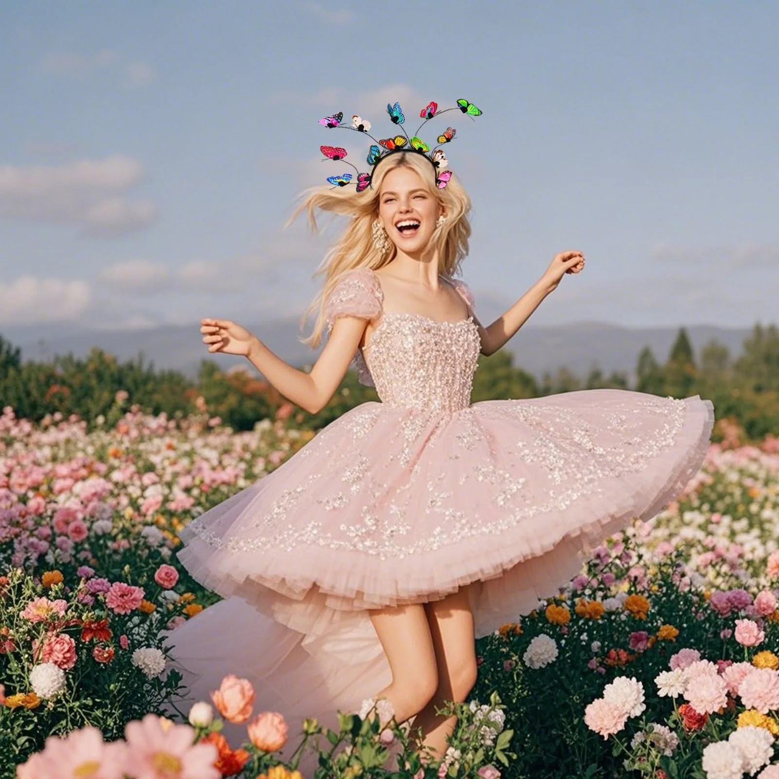 Обруч Бабочка, фото №4 Обруч Бабочка, фото №4