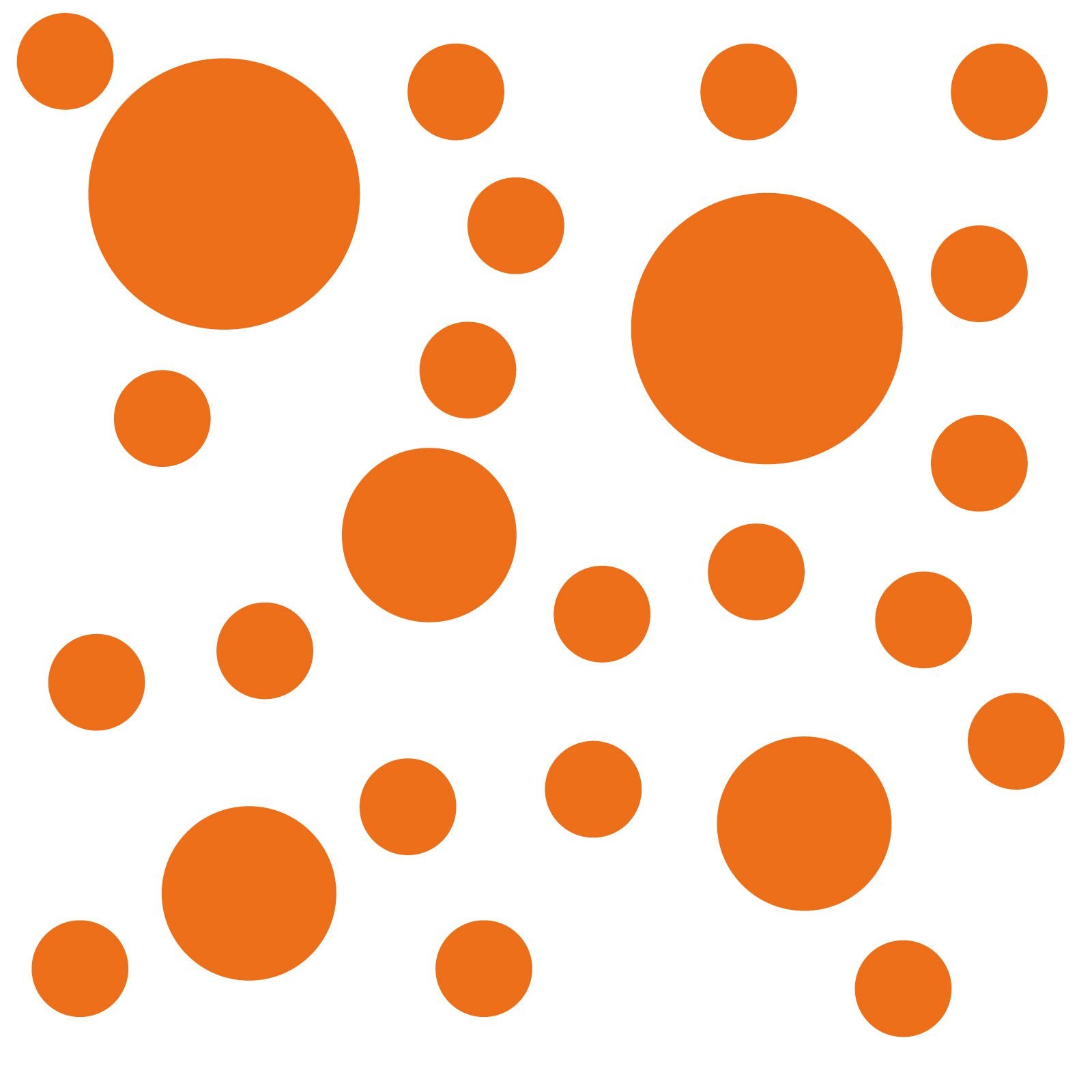 Наклейки KLEB Drauf 25 точок матові або глянцеві 19 кольорів, фото №2