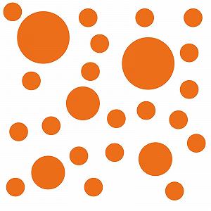 Наклейки KLEB Drauf 25 точок матові або глянцеві 19 кольорів synthetic.ua - Фото 1