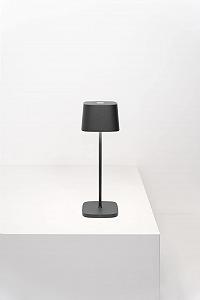 Настільна лампа Zafferano Ofelia Бездротова Touch Control Dimmer 29 см Темно-сірий synthetic.ua - Фото 1