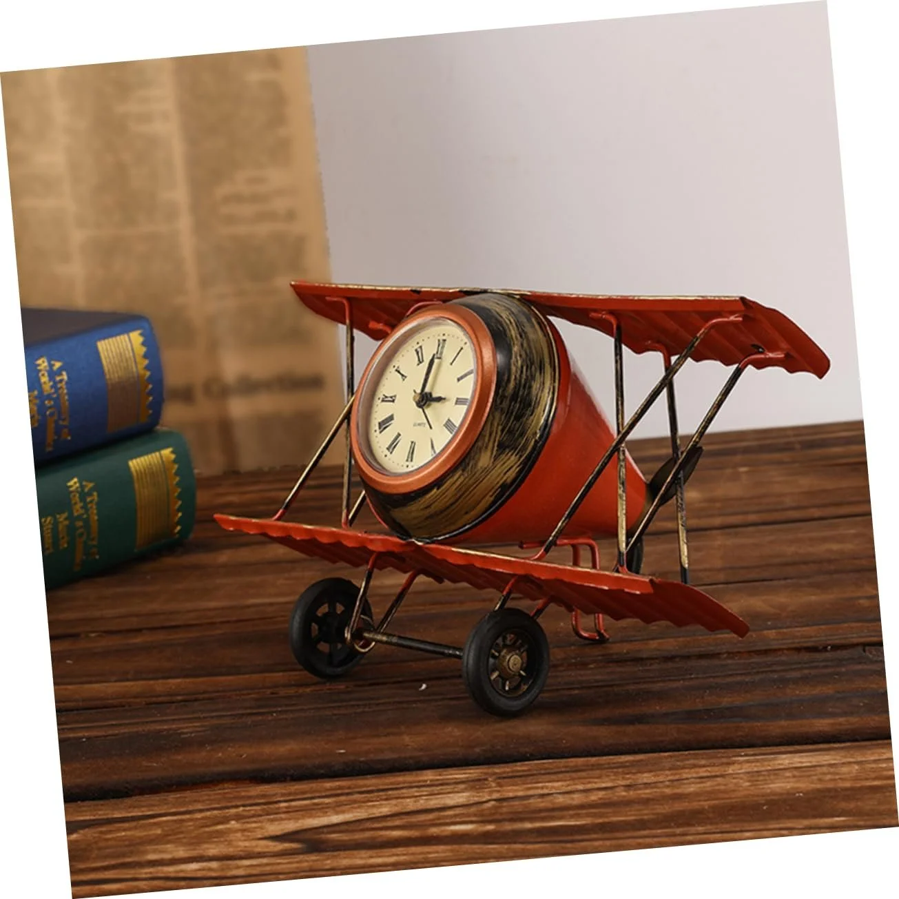 Настільний годинник MUCKLILY Flugzeiguhr Вінтажний стиль Декоративний, фото №8 Настільний годинник MUCKLILY Flugzeiguhr Вінтажний стиль Декоративний, фото №8