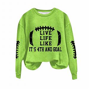 Женские Толстовки Generisch Колледж Oversize с длинными рукавами Harajuku Хеллоуин - Фото 1