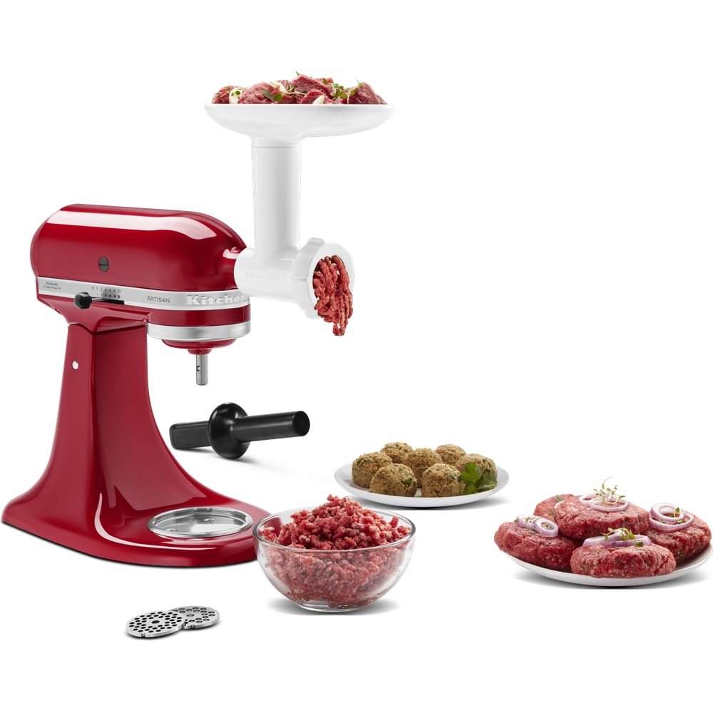 Насадка-м'ясорубка KitchenAid 5KSMFGA Біла, фото №3