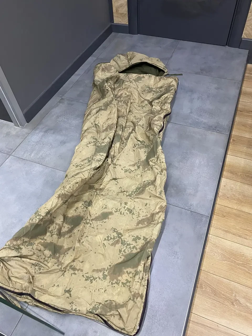 Спальный мешок WOLFTRAP тактический 190 х 70 цвет Жандарм температура до 15 силиконовый мифлон, фото №4 Спальный мешок WOLFTRAP тактический 190 х 70 цвет Жандарм температура до 15 силиконовый мифлон, фото №4