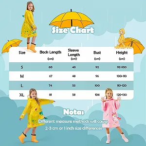 Дощовик Lymaha Легка дитяча дощова куртка Водонепроникний дощовик-пончо з капюшоном і прозорим широким краєм synthetic.ua - Фото 1