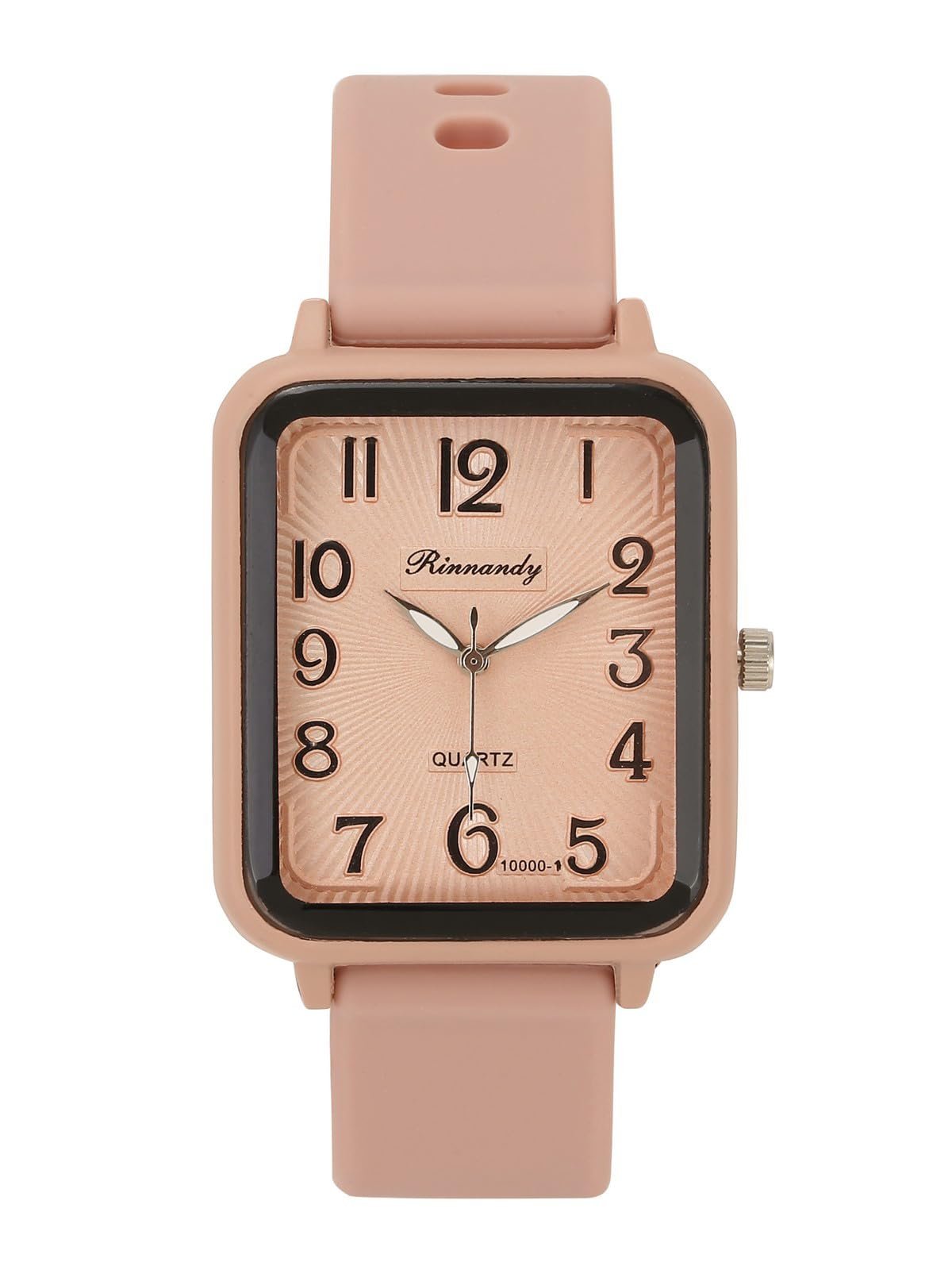 Годинник Унісекс JSDDE Кварцовий Аналоговий Прямокутний Циферблат Арабські Цифри, фото №1