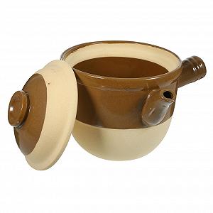 Глиняный горшок традиционный многофункциональный термостойкий с эргономичной ручкой - Фото 1