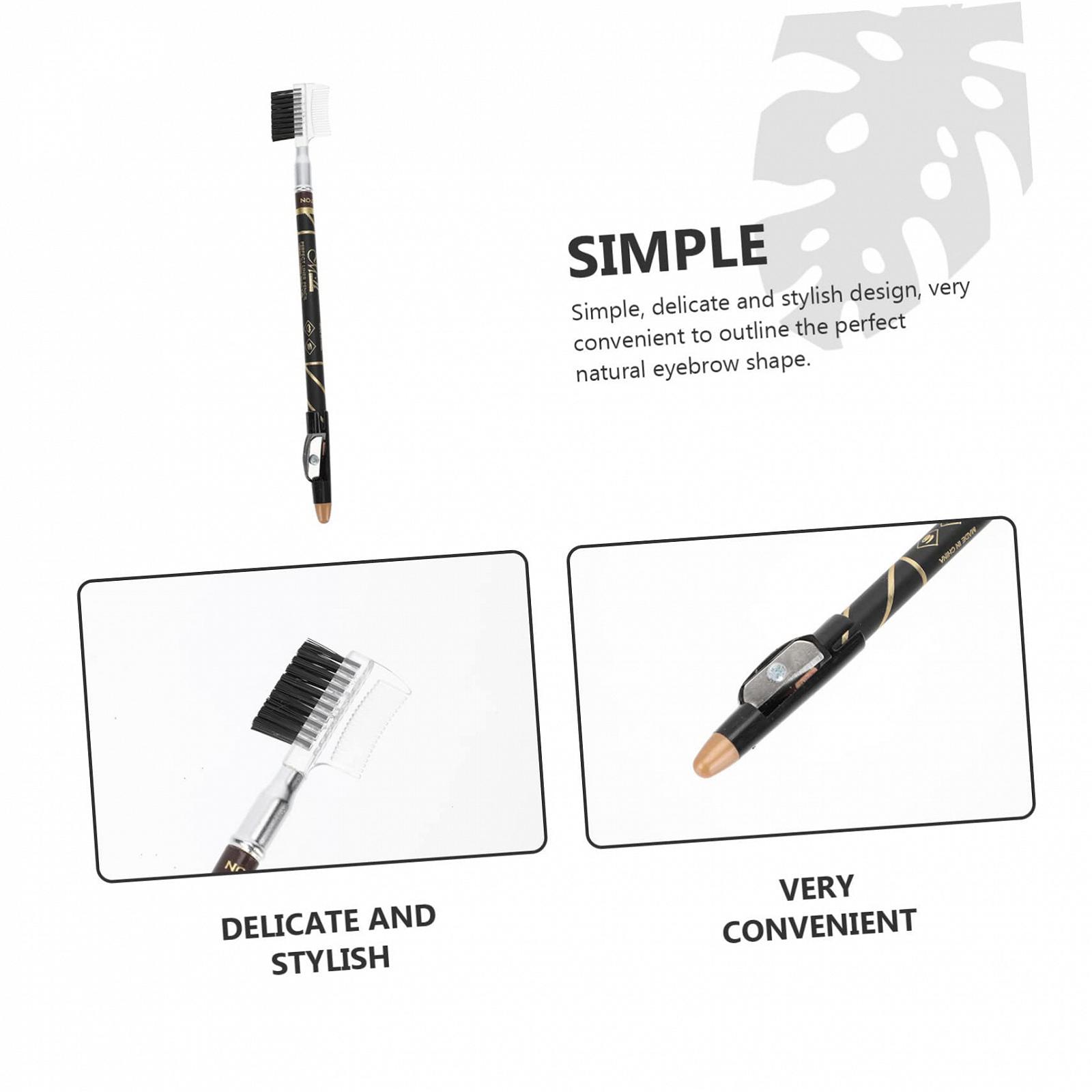 Олівець minkissy 12 Stück Для брів Ейлайнер Сірий Ейлайнер Коричневий Ейлайнер Чорний, фото №6