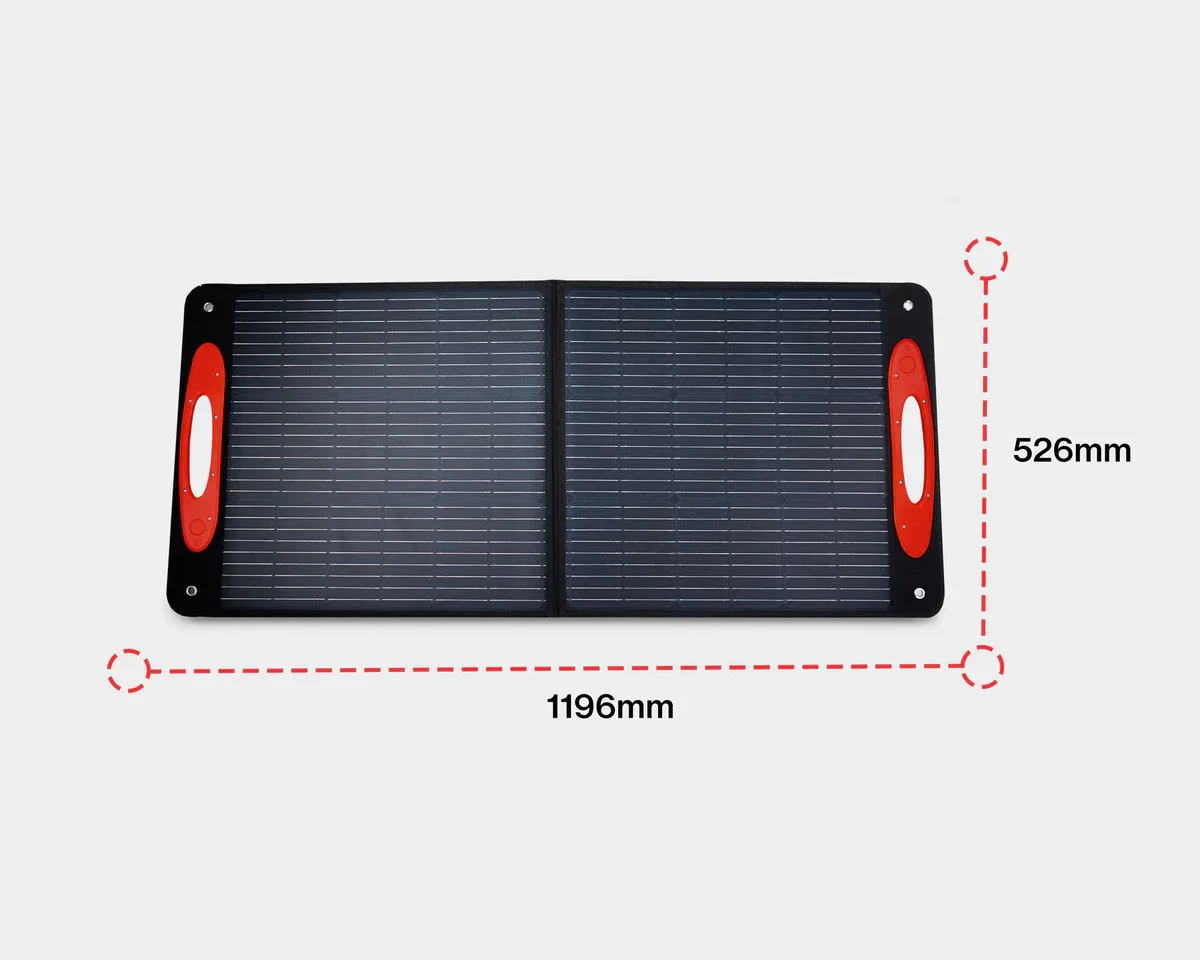 Портативна сонячна панель Bimson Power BP100WSP 100 Вт  USB-C / USB-A  (монокристалічна), фото №5