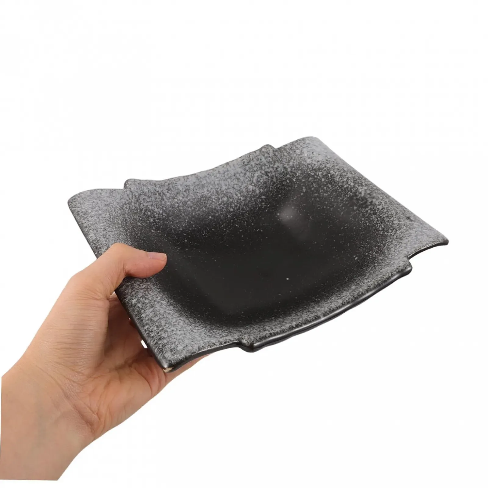 Форма для запекания керамическая прямоугольная в японском стиле с эргономичными ручками маленькая, фото №4 Форма для запекания керамическая прямоугольная в японском стиле с эргономичными ручками маленькая, фото №4