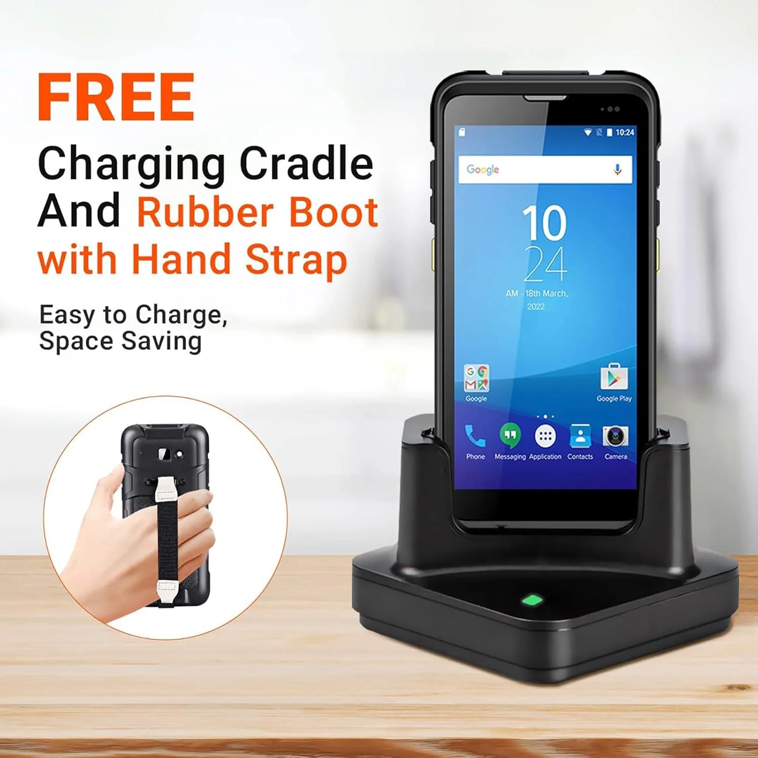 Смартфон сканер штрих-коду 5.5" Tera 3/32Gb 4G NFC 13Мп 8 ядер Android 9 Black, фото №3 Смартфон сканер штрих-коду 5.5" Tera 3/32Gb 4G NFC 13Мп 8 ядер Android 9 Black, фото №3