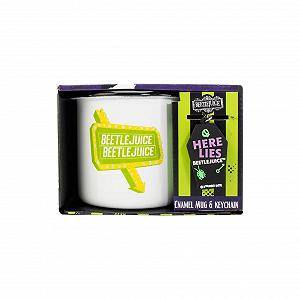 Набір емальованих кухлів Beetlejuice I Myself Am Strange and Unusual (Один розмір) synthetic.ua - Фото 1