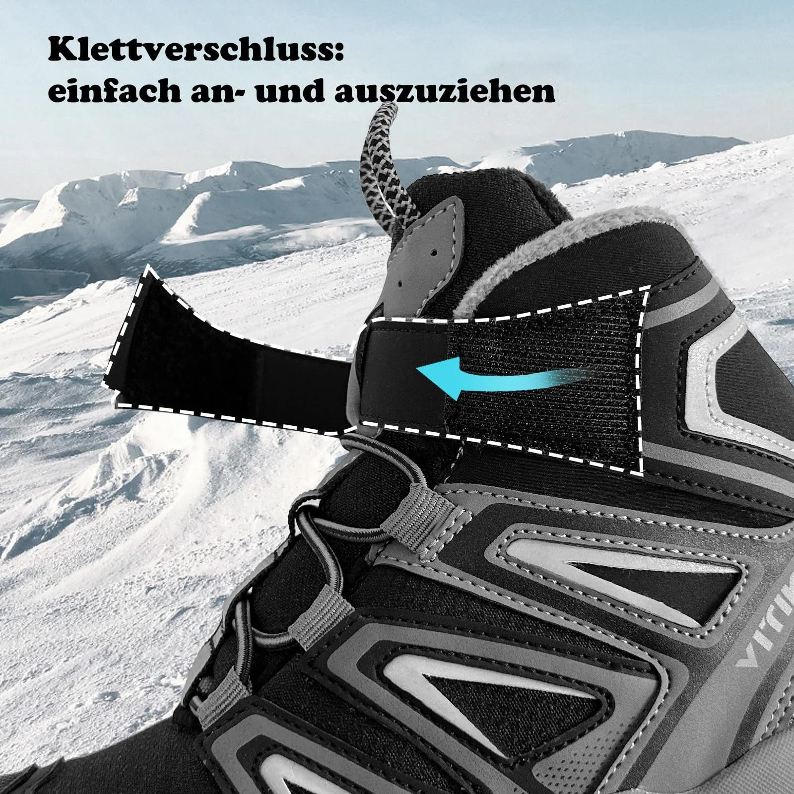 Кросівки зимові JMFCHI Fashion для хлопчиків, снігові, дитячі, теплі, з підкладкою, фото №5