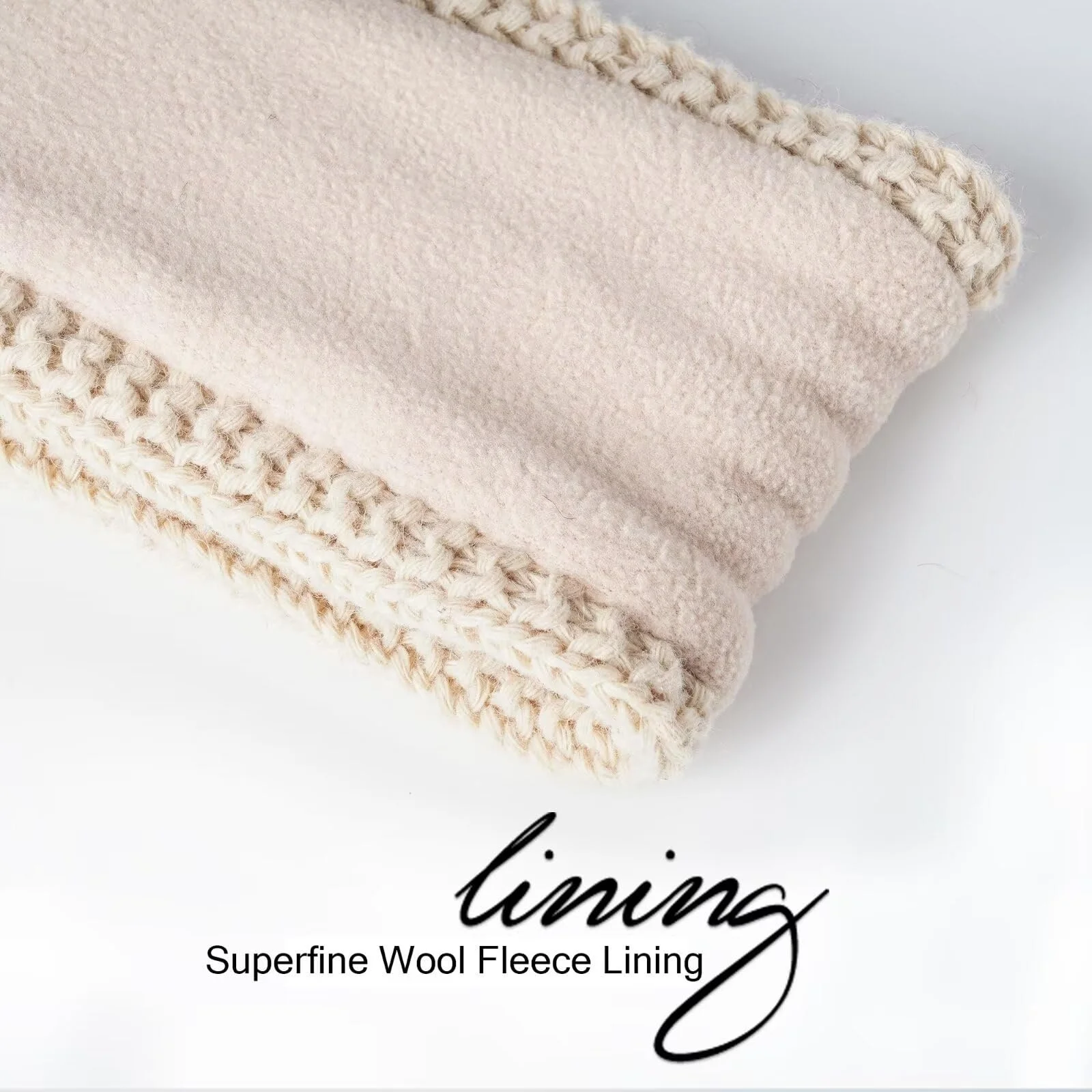 Жіноча зимова вовняна пов'язка на голову, фото №4 Жіноча зимова вовняна пов'язка на голову, фото №4