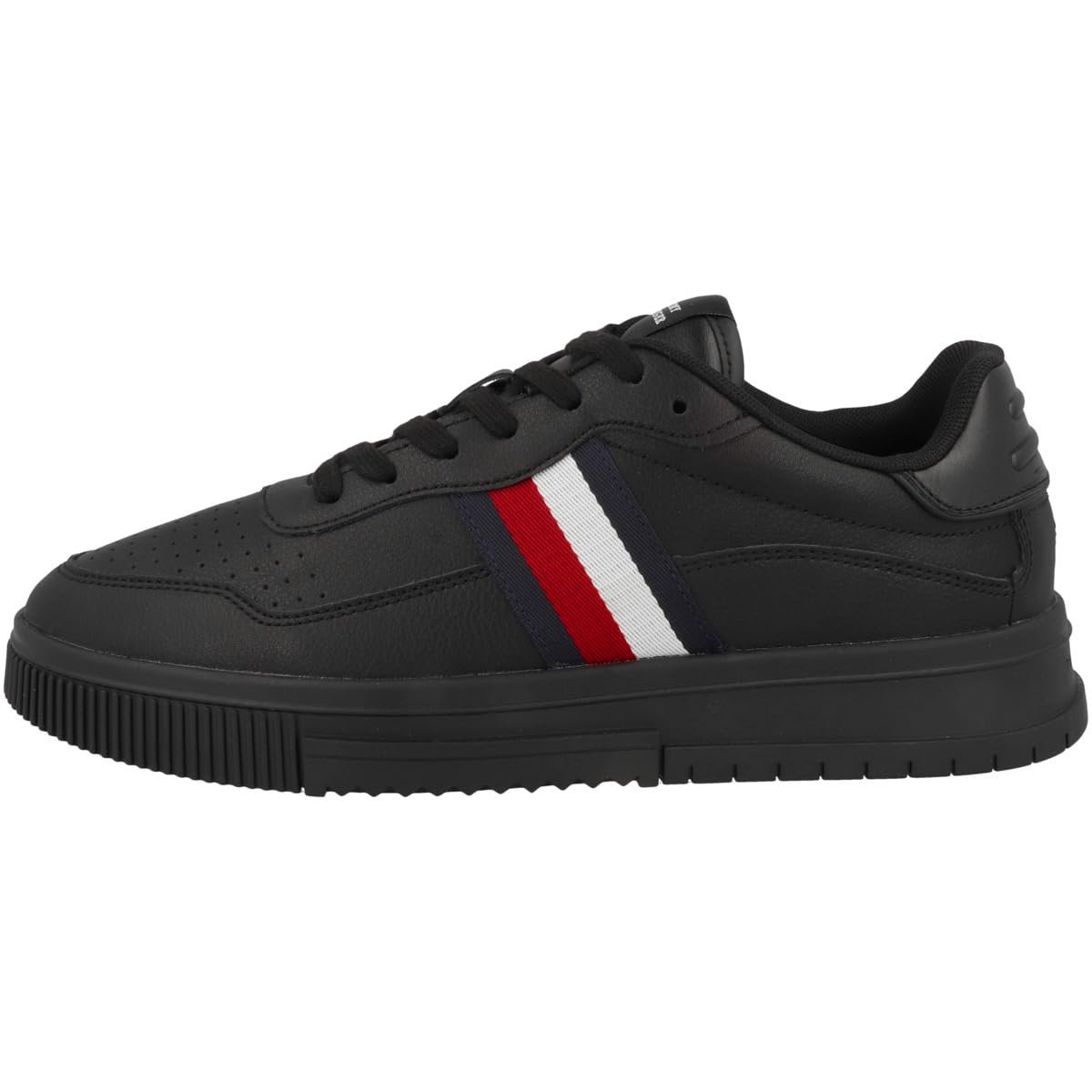 Кросівки Tommy Hilfiger Supercup Low Шкіряні в смужку, фото №1