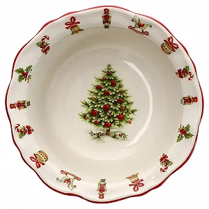 Миска Maestro Natale MamboCat 17.5 см 470 мл Керамика Италия Рождественский декор - Фото 1