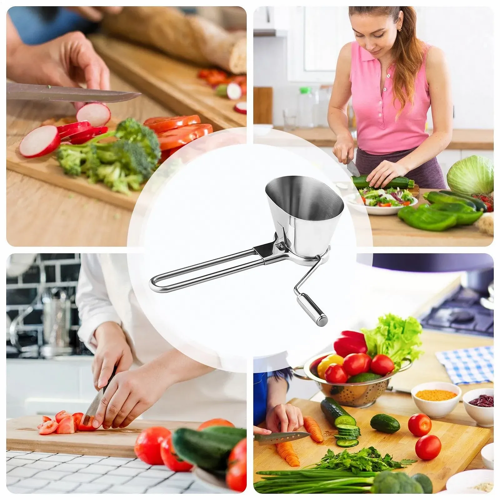 Терка Rostfreier Petersilienhacker Korianderhacker для измельчения петрушки, орехов, чеснока, трав, фото №4