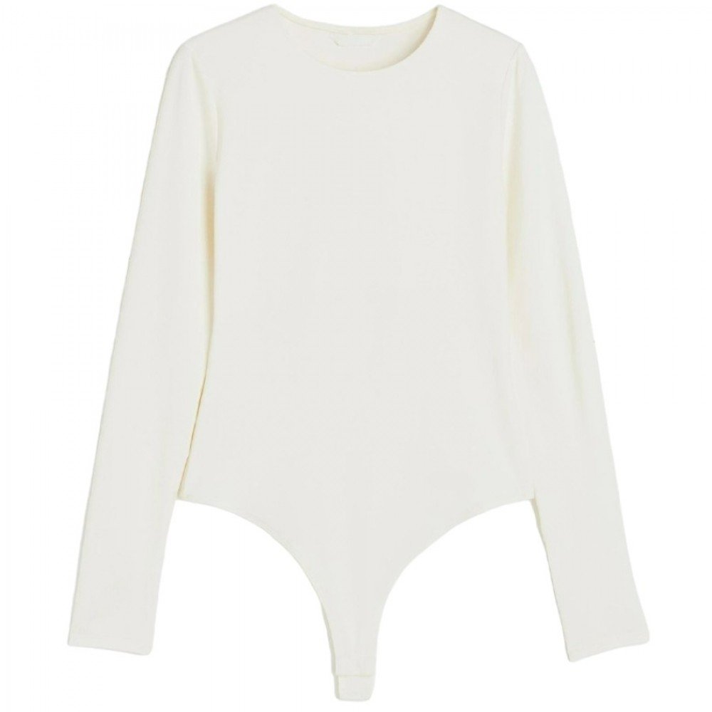 Боді H&M Jersey Thong Body Beige 1195451007 M, фото №1
