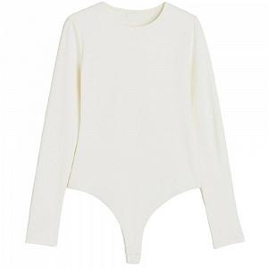 Боді H&M Jersey Thong Body Beige 1195451007  L - Фото 1