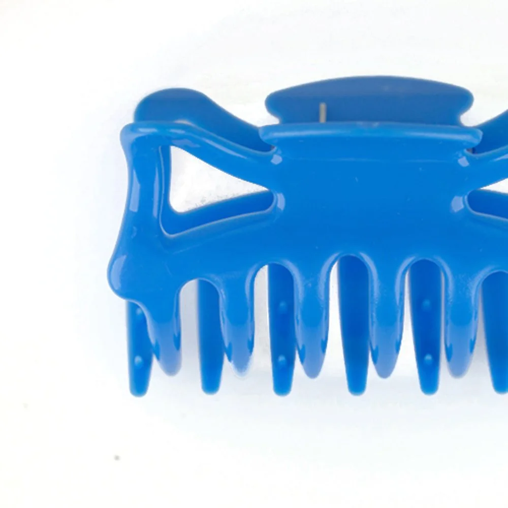 Заколка для волос большая WeLoveBeads, около 9 см, цвет бирюзовый, фото №2