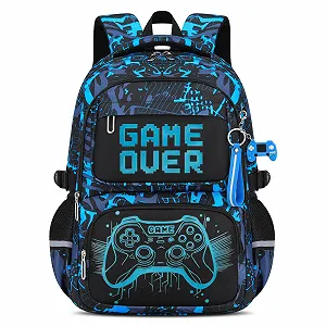 Рюкзак шкільний для ноутбука 15.6 Inch Blue - Фото 1
