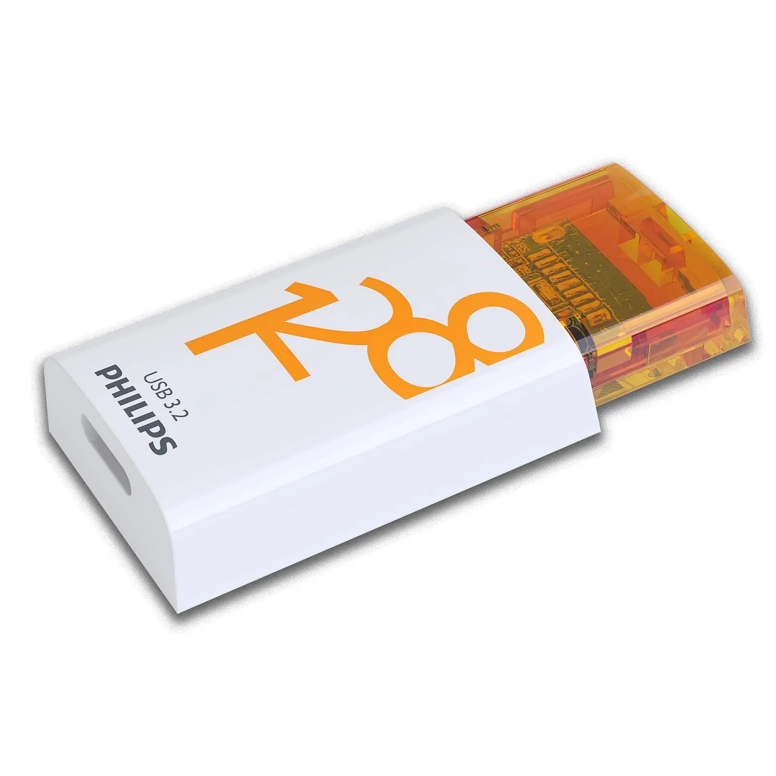 USB Flash-накопичувач Philips Click Edition 128GB USB-C USB 3.2 Gen 1 120 МБ/с White Orange, фото №3 USB Flash-накопичувач Philips Click Edition 128GB USB-C USB 3.2 Gen 1 120 МБ/с White Orange, фото №3
