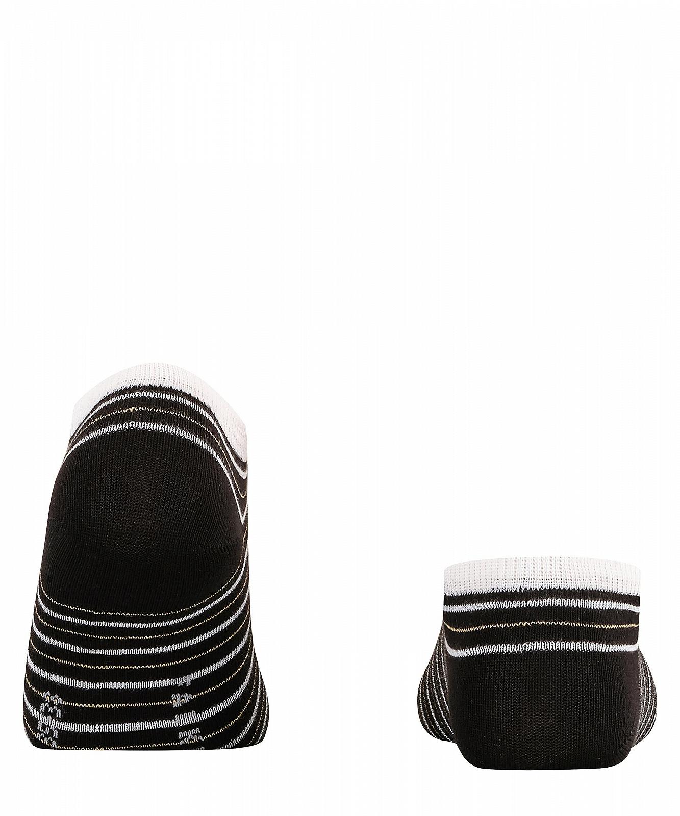 Носки FALKE Stripe Shimmer Sneaker, полосатые с блестками, 1 пара, фото №2