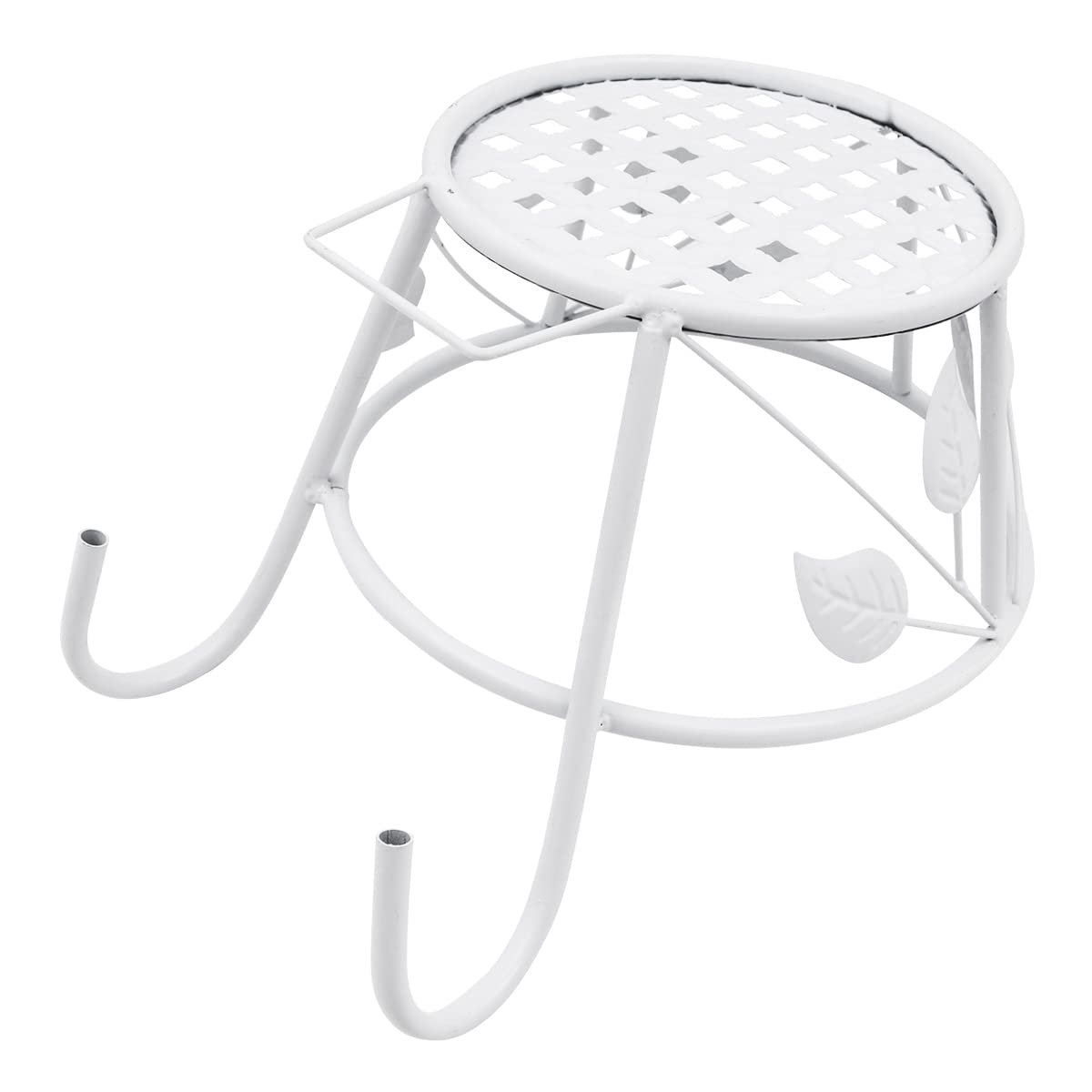 Підвісний тримач для квіткових горщиків Набір 3 шт. Круглий Для перил Залізний Для саду та балкона Білий, фото №5 Підвісний тримач для квіткових горщиків Набір 3 шт. Круглий Для перил Залізний Для саду та балкона Білий, фото №5