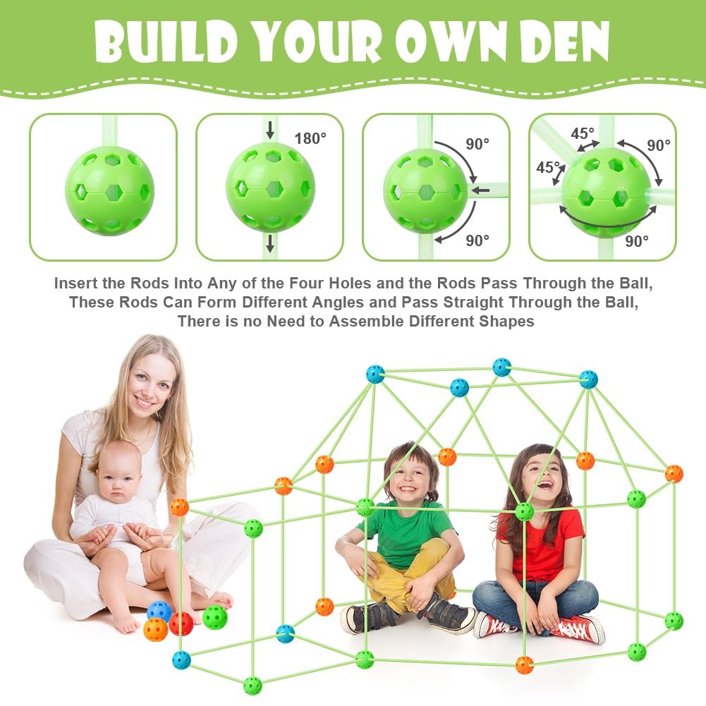 Набор OSDUE DIY 87 Pieces Fort Building Kits, фото №4