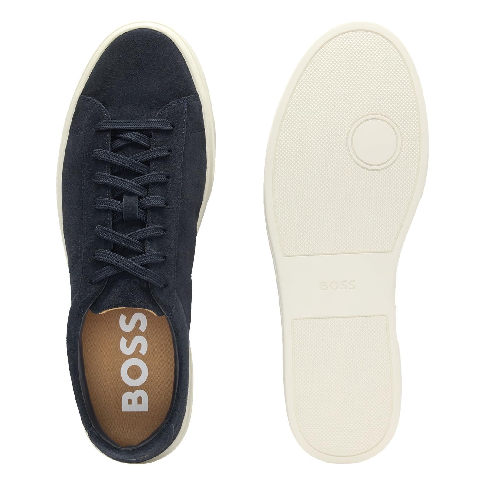 Кеди BOSS Kieran Tenn Замшеві з гумовою підошвою, фото №6