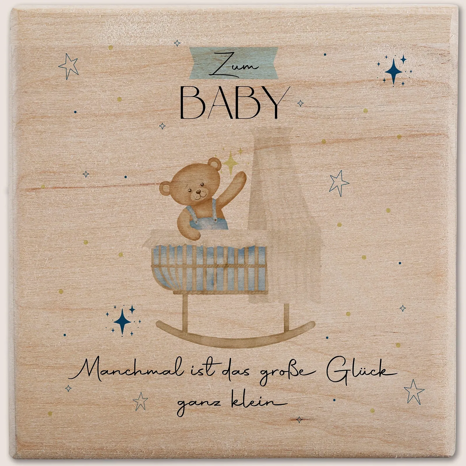 Скарбничка Bear дерев'яна з замком береза, фото №2