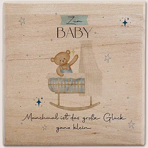 Скарбничка Bear дерев'яна з замком береза synthetic.ua - Фото 1