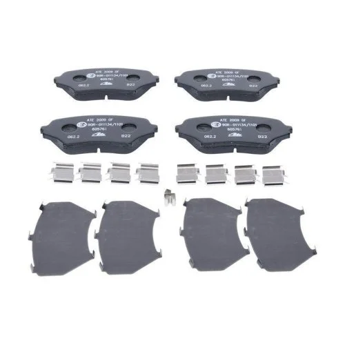 Комплект гальмівних колодок дискових ATE 13.0460-5761.2 для MAZDA передній міст, фото №2