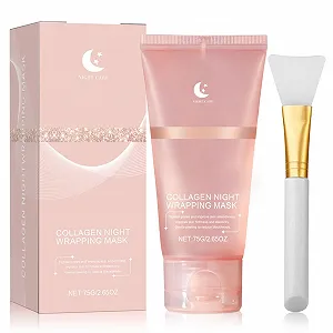 Маска Ночная VEROA Collagen - Гелевая Маска-Пленка для Лица - Увлажнение, Осветление Кожи, Улучшение Мелких Морщин и Обвисания - 75 мл - Фото 1