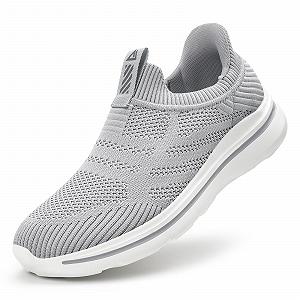 Кросівки ODCKOI Без рук Легкі дихаючі сліпони Зручні повсякденні сітчасті Кросівки без шнурків Спортивне взуття - Фото 1