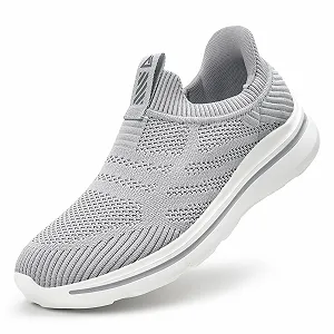 Кросівки ODCKOI Без шнурків Легкі дихаючі Зручні Повсякденні Сітчасті Спортивні Черевики - Фото 1